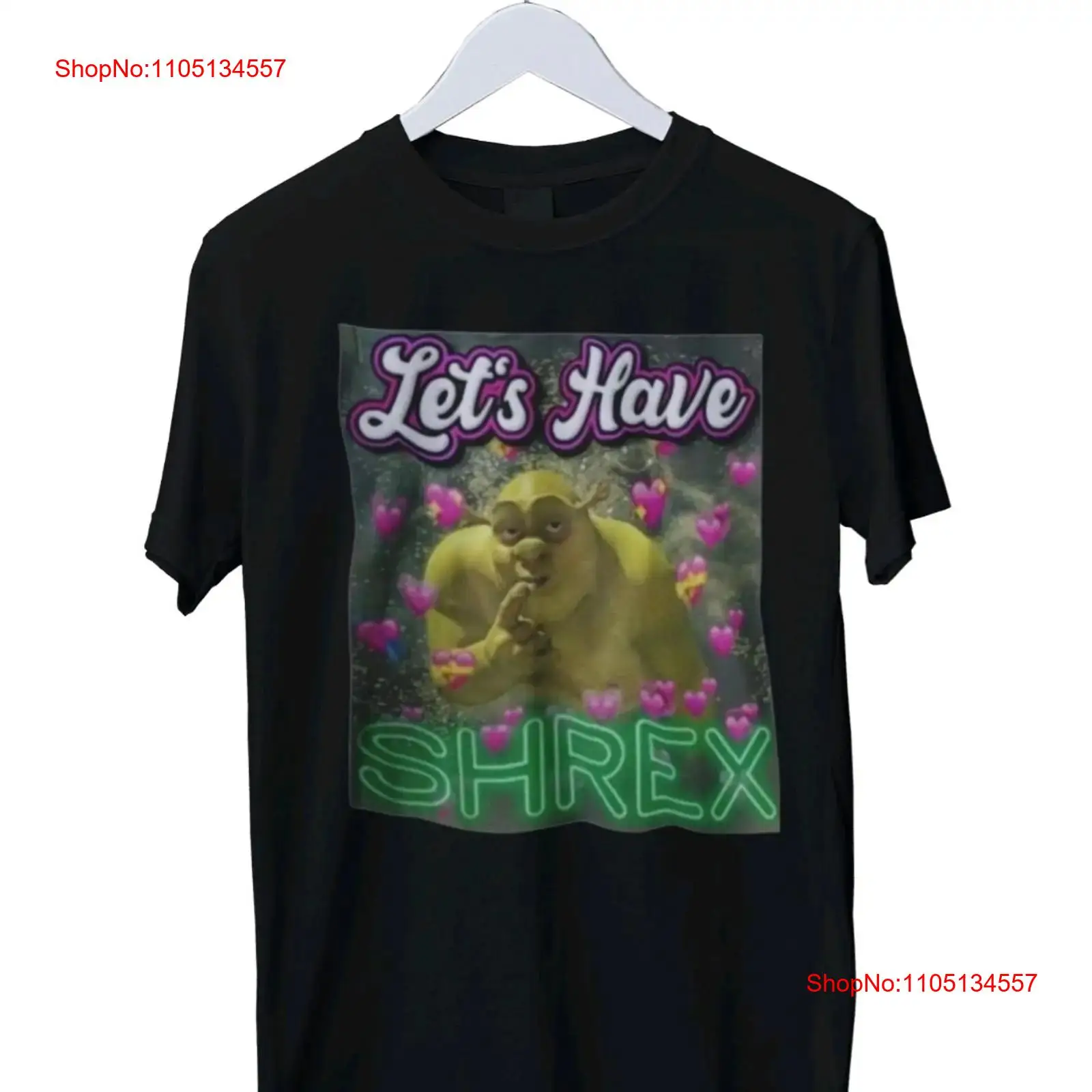Xl Men'S Fashion - Забавная футболка Lets Have Shrex Meme