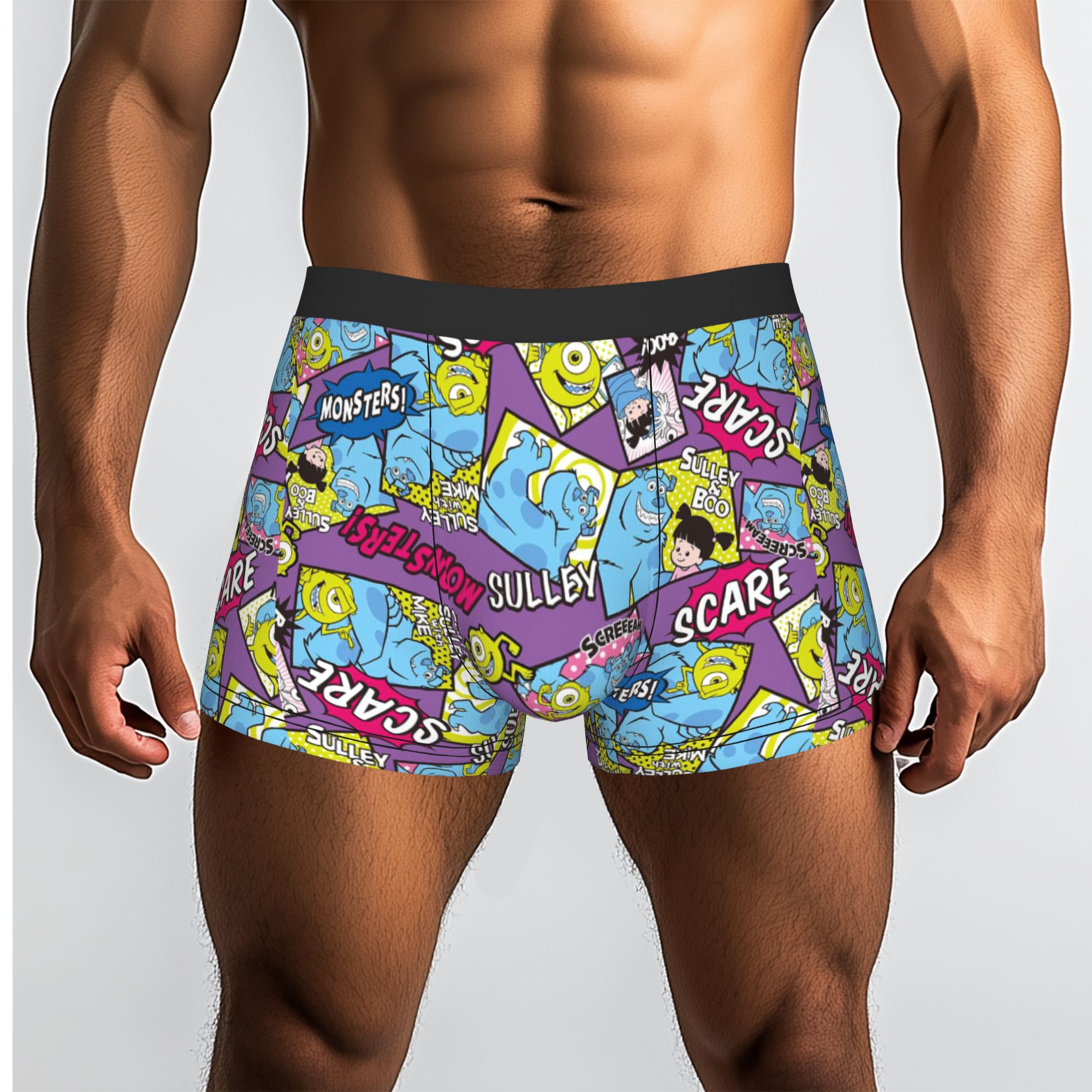 Men'S Fashion Underwear - Мужские трусы-боксеры Custom M-Monsters Anime University,