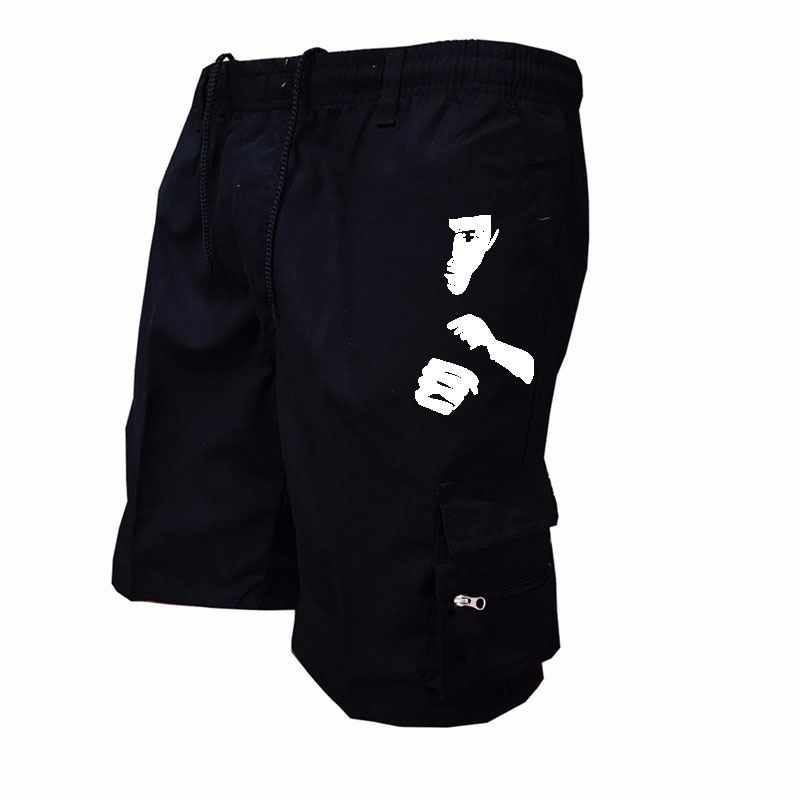 Mens Fashion Cargo Pants - Модные шорты для спецодежды с принтом,