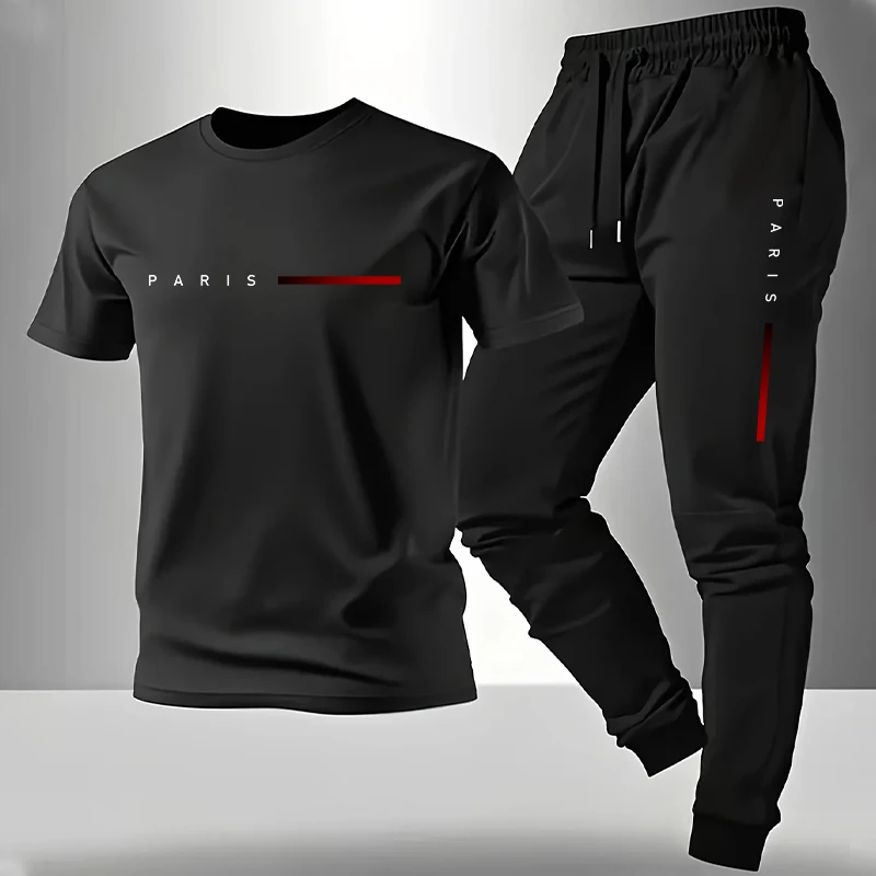 Queer Men'S Fashion - Новинка 2026: Мужской спортивный костюм (футболка
