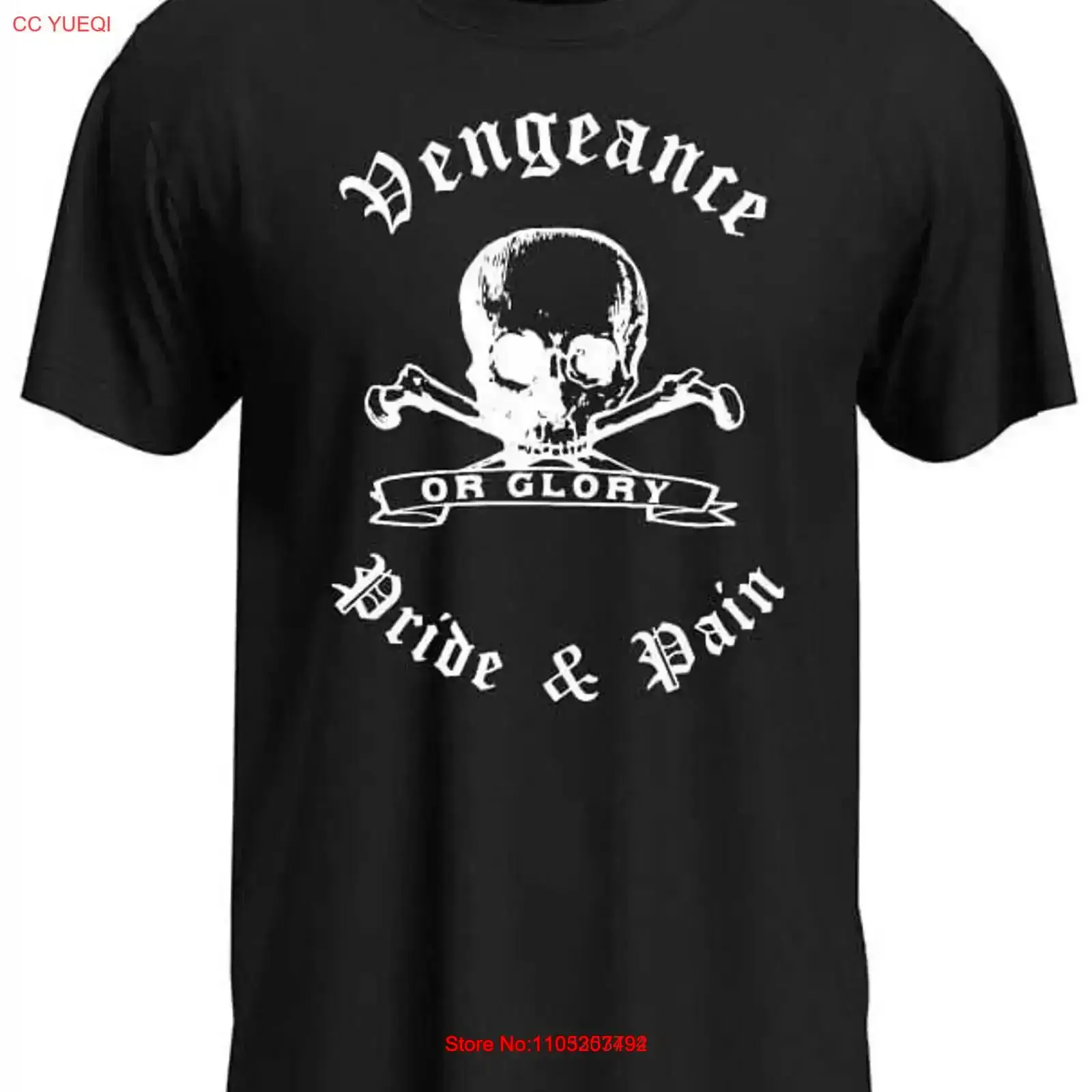 Xl Men'S Fashion - Черная футболка Vengeance Pride and Pain