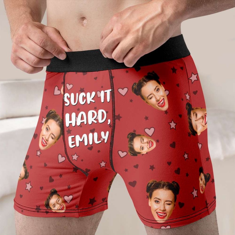Men'S Fashion Underwear - Мужские трусы-боксеры с фотографией и именем