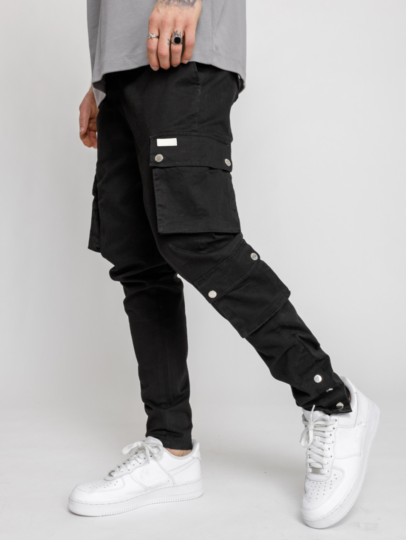 Mens Fashion Cargo Pants - Мужские рабочие брюки, осенние новые модные