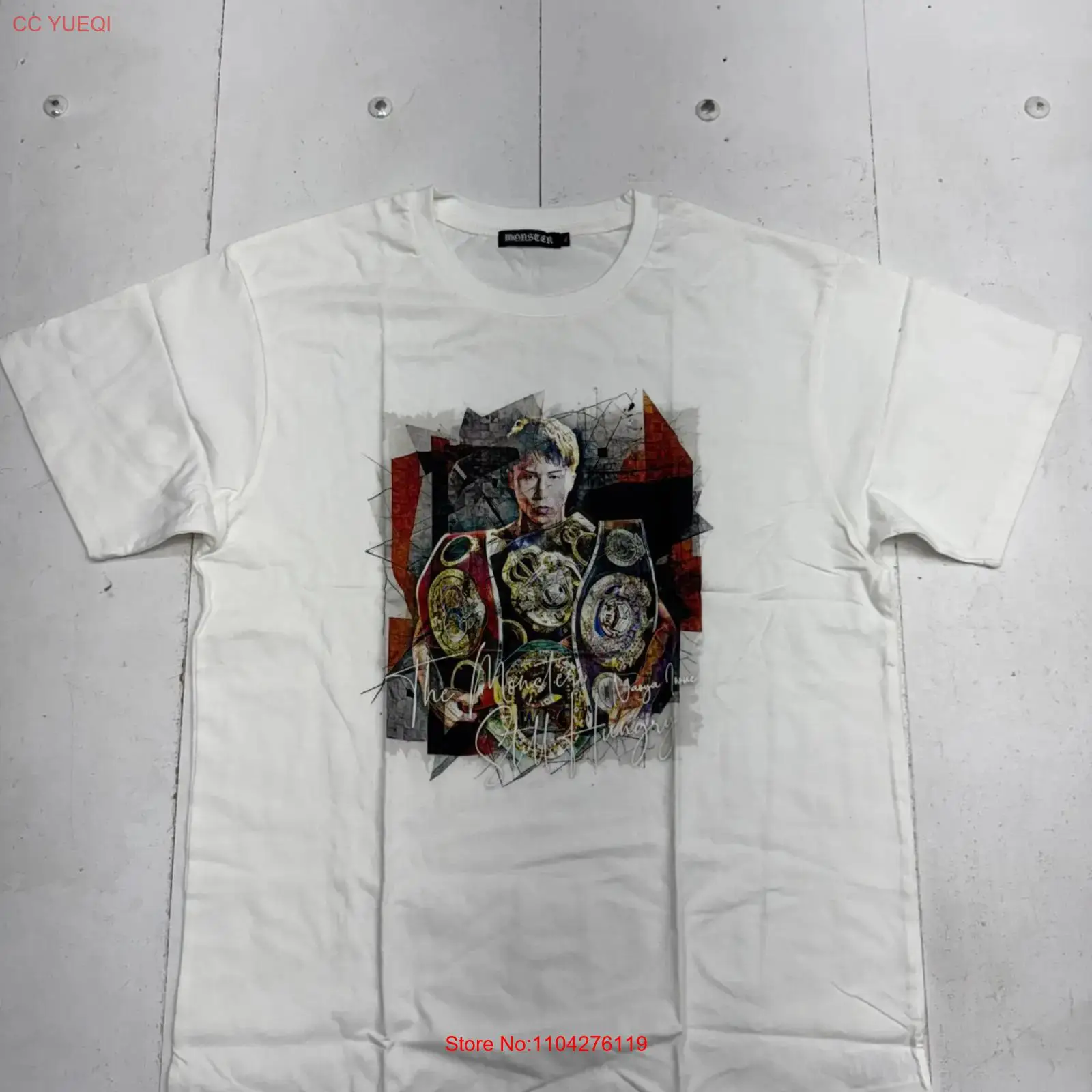 Xl Men'S Fashion - Футболка Monster Naoya Inoue с белым