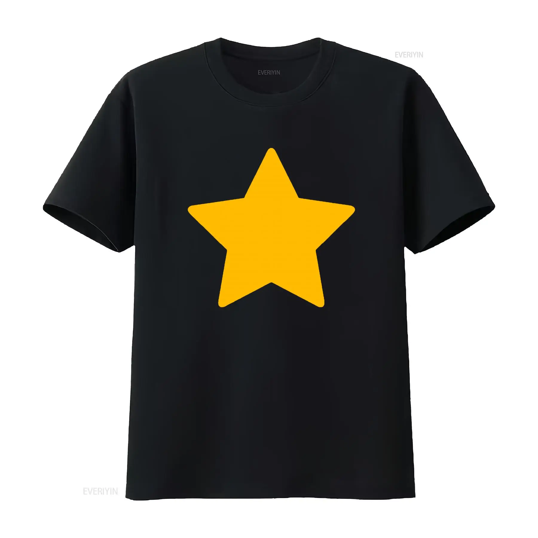 Yellow Men'S Fashion - Футболка с принтом желтой звезды Steven