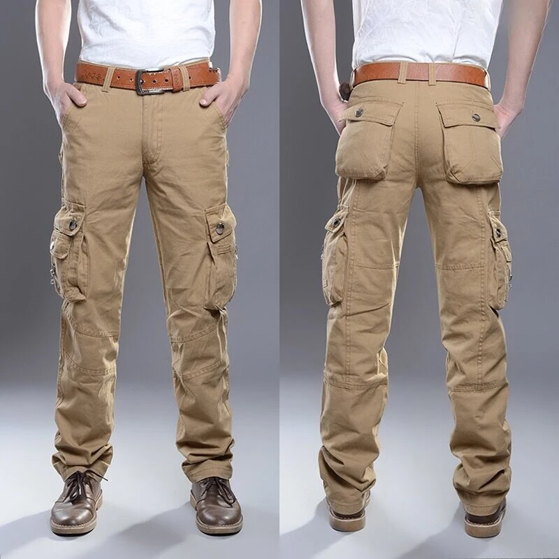 Mens Fashion Cargo Pants - Походные брюки-карго для мужчин, уличные брюки,