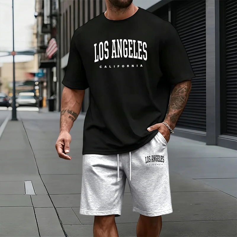 Mens Fashion Urban - Летний городской модный спортивный костюм с
