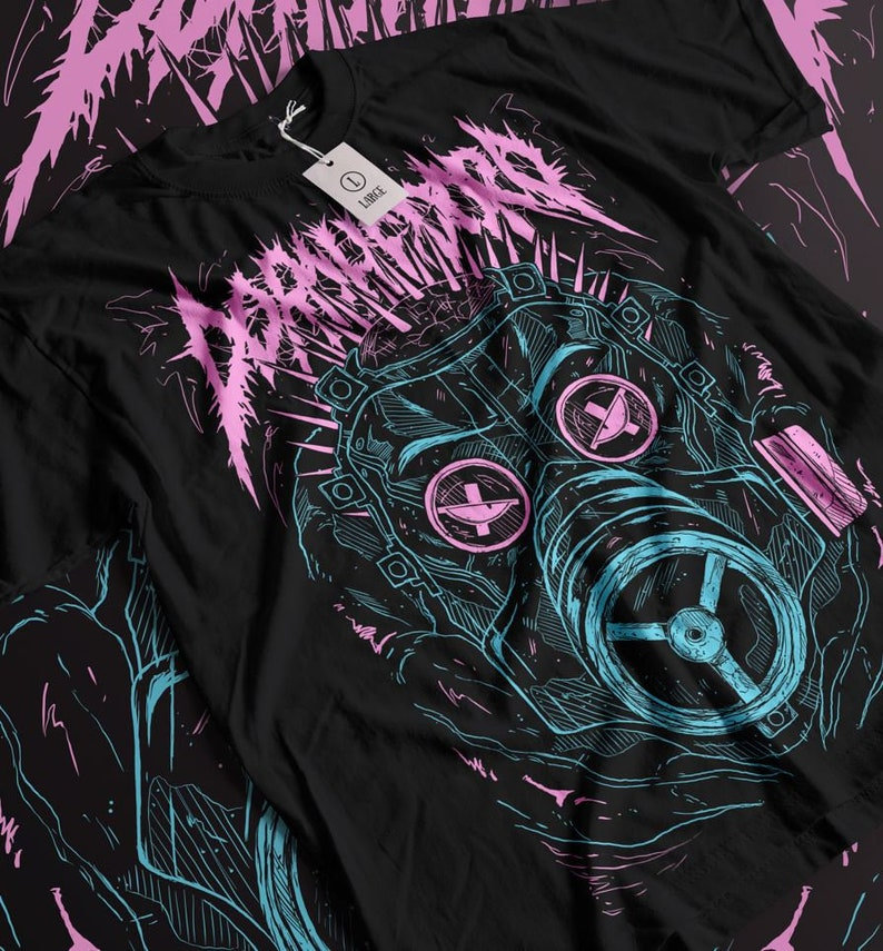 Men'S Fashion Oversized T Shirt - Футболка унисекс с аниме-принтом Dorohedoro, футболка