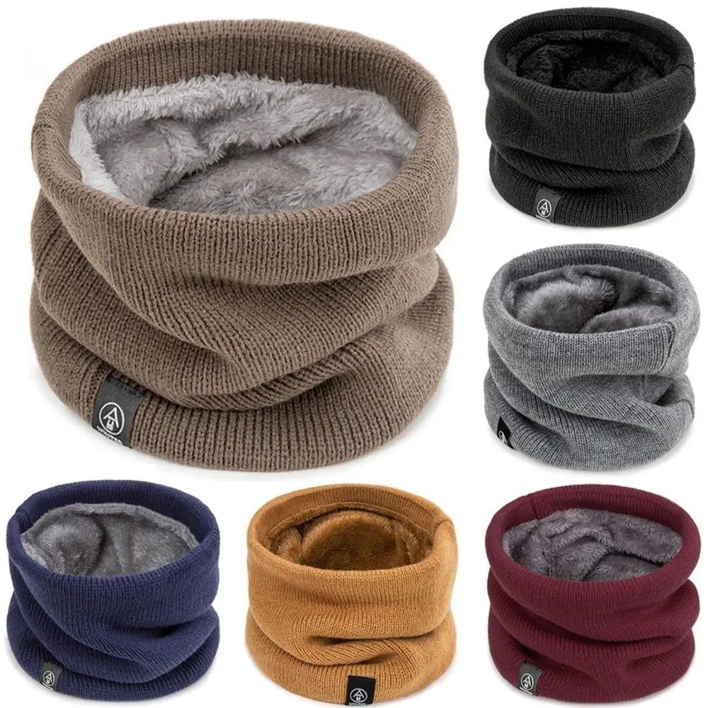 Men Scarf Wool - Модный женский вязаный шарф, однотонный кашемировый,