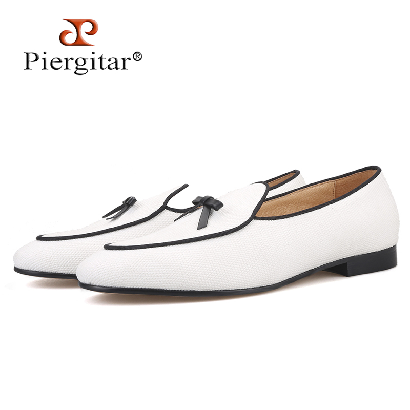 Men'S Fashion For Wedding - Бренд Piergitar, двухцветные хлопковые парусиновые мужские