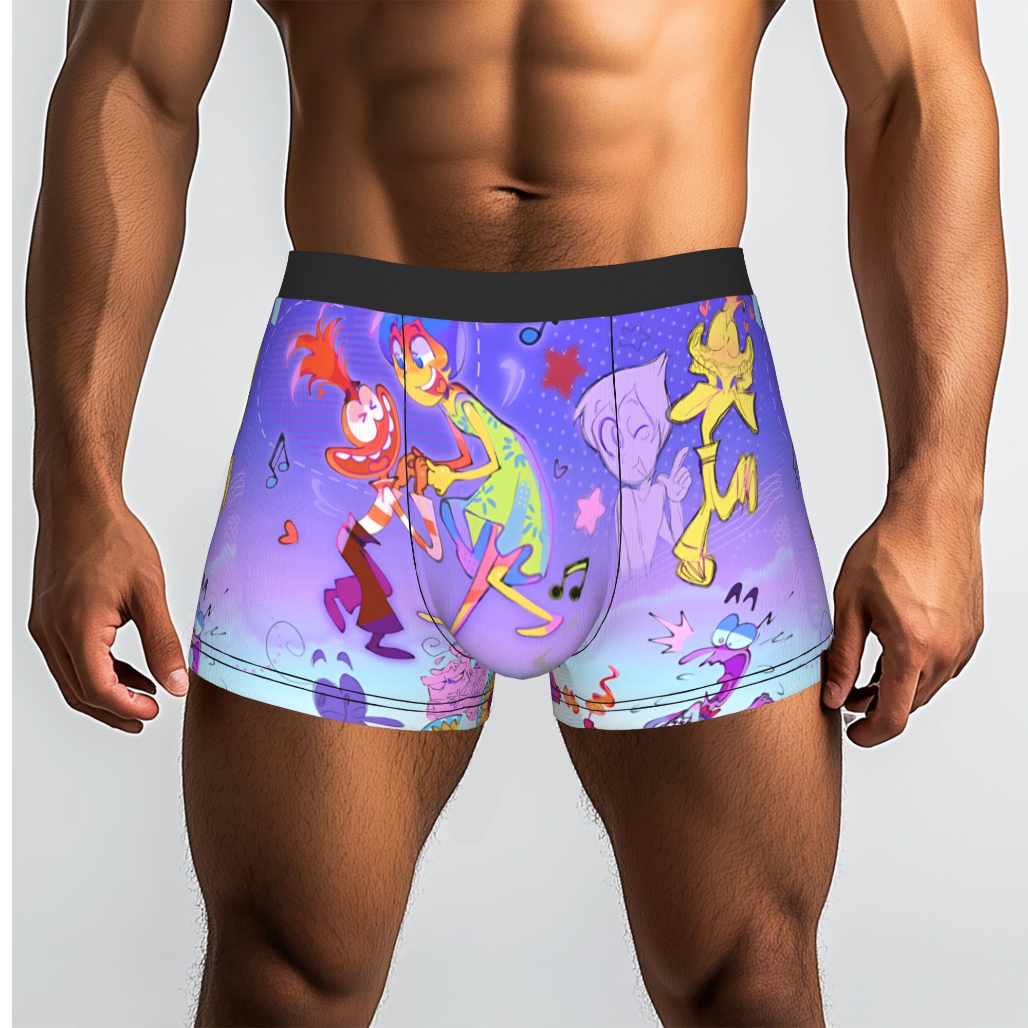 Men'S Fashion Underwear - Мужские трусы-боксеры с мультяшным принтом Custom