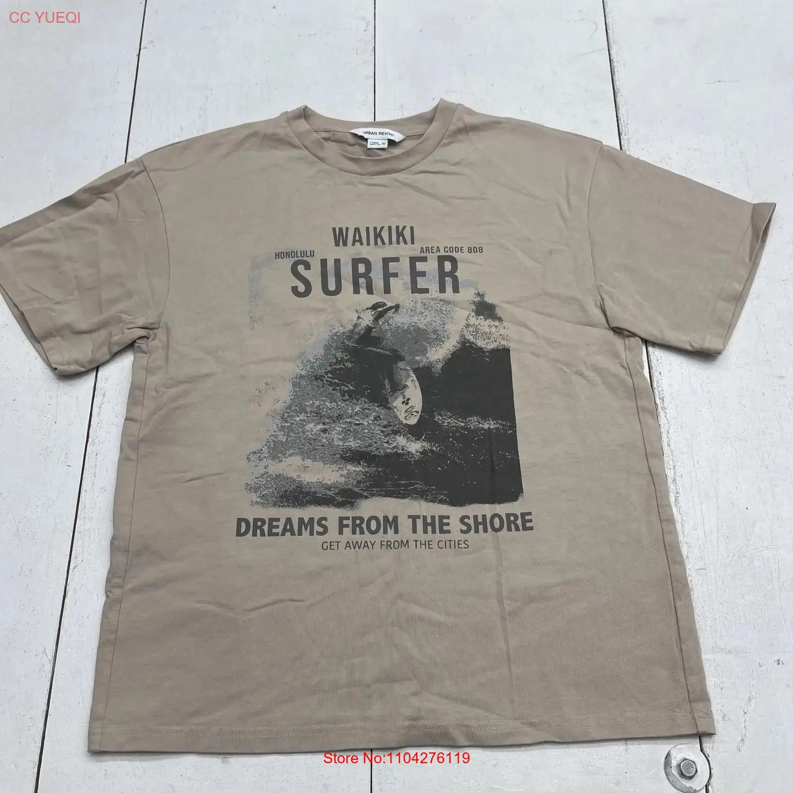 Mens Fashion Urban - Футболка URBAN REVIVO Waikiki Surfer, мужская,