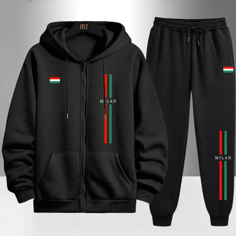 Mens Fashion Urban - Мужской спортивный костюм 2026 года с