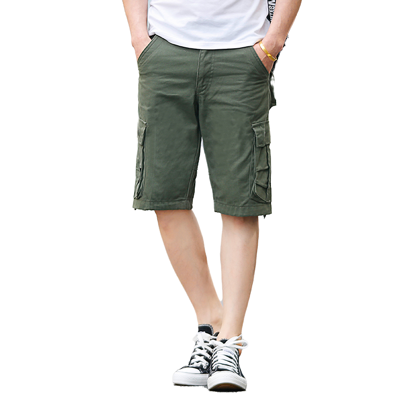 Mens Fashion Cargo Pants - Мужские летние шорты-карго из 100% хлопка,