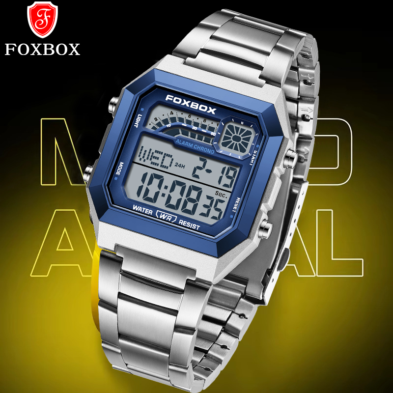Fashion Mens Watches - Мужские цифровые часы FOXBOX Fashion Luxury: