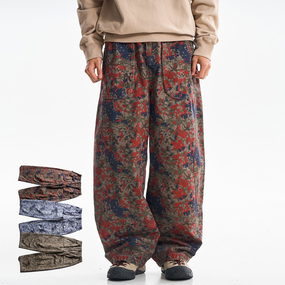 Mens Fashion Cargo Pants - Высококачественные хлопковые брюки карго с принтом