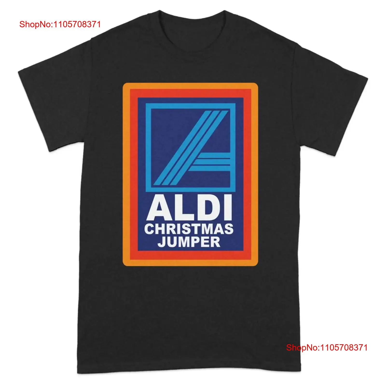 Mens Xmas Fashion - Забавная рождественская футболка-джемпер Aldi: Оригинальная праздничная