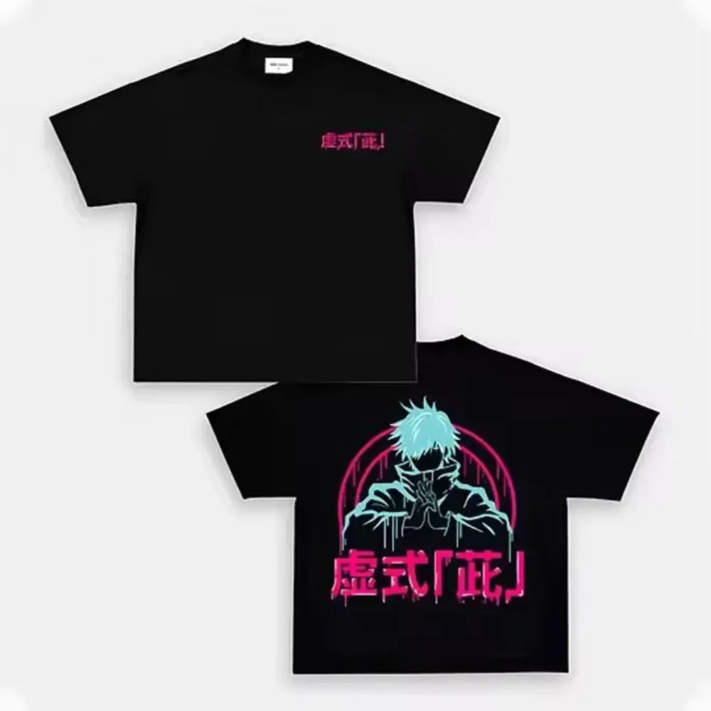 Men'S Fashion Oversized T Shirt - Футболка Jujutsu Kaisen с аниме-графикой, новинка