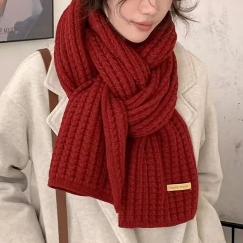 Толстый вязаный теплый кашемир – обзор и цена Men Scarf Wool