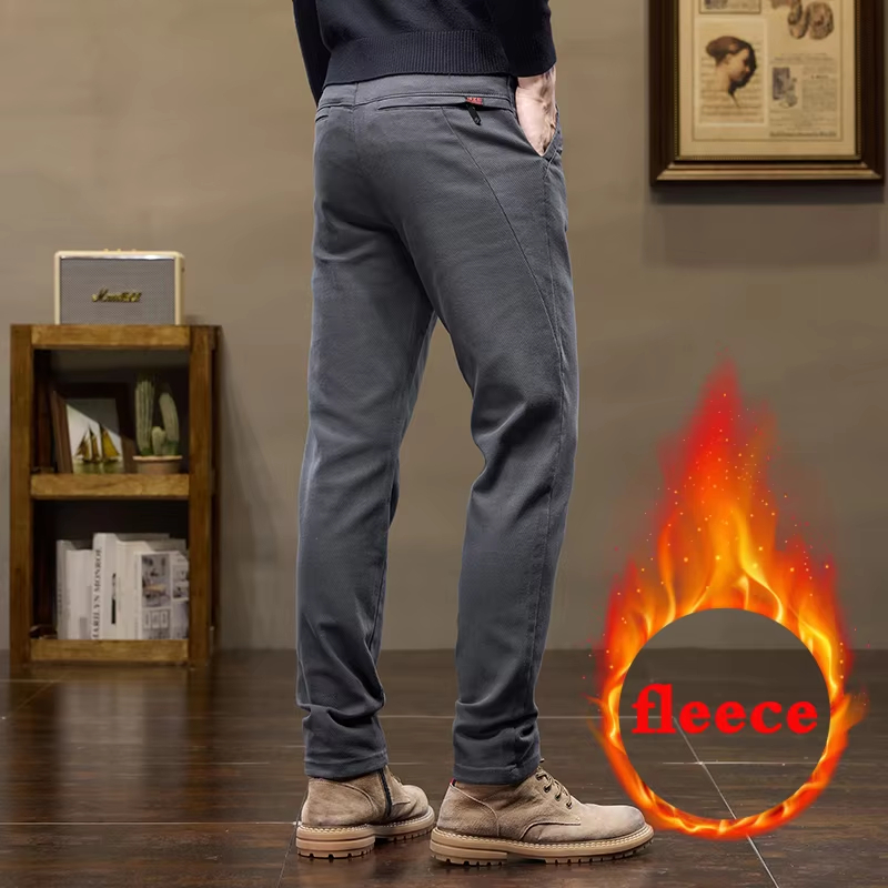 2026 Теплые флисовые брюки для – обзор и цена Men'S Fashion Jeans And Boots