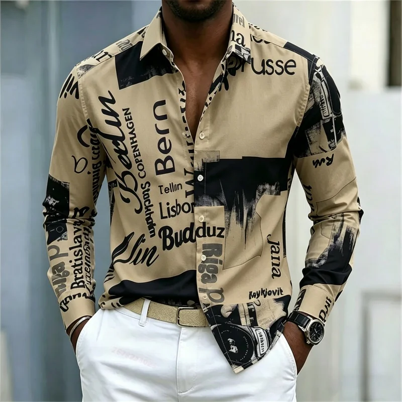 Мужская рубашка с длинным рука – обзор и цена Mens Fashion Summer