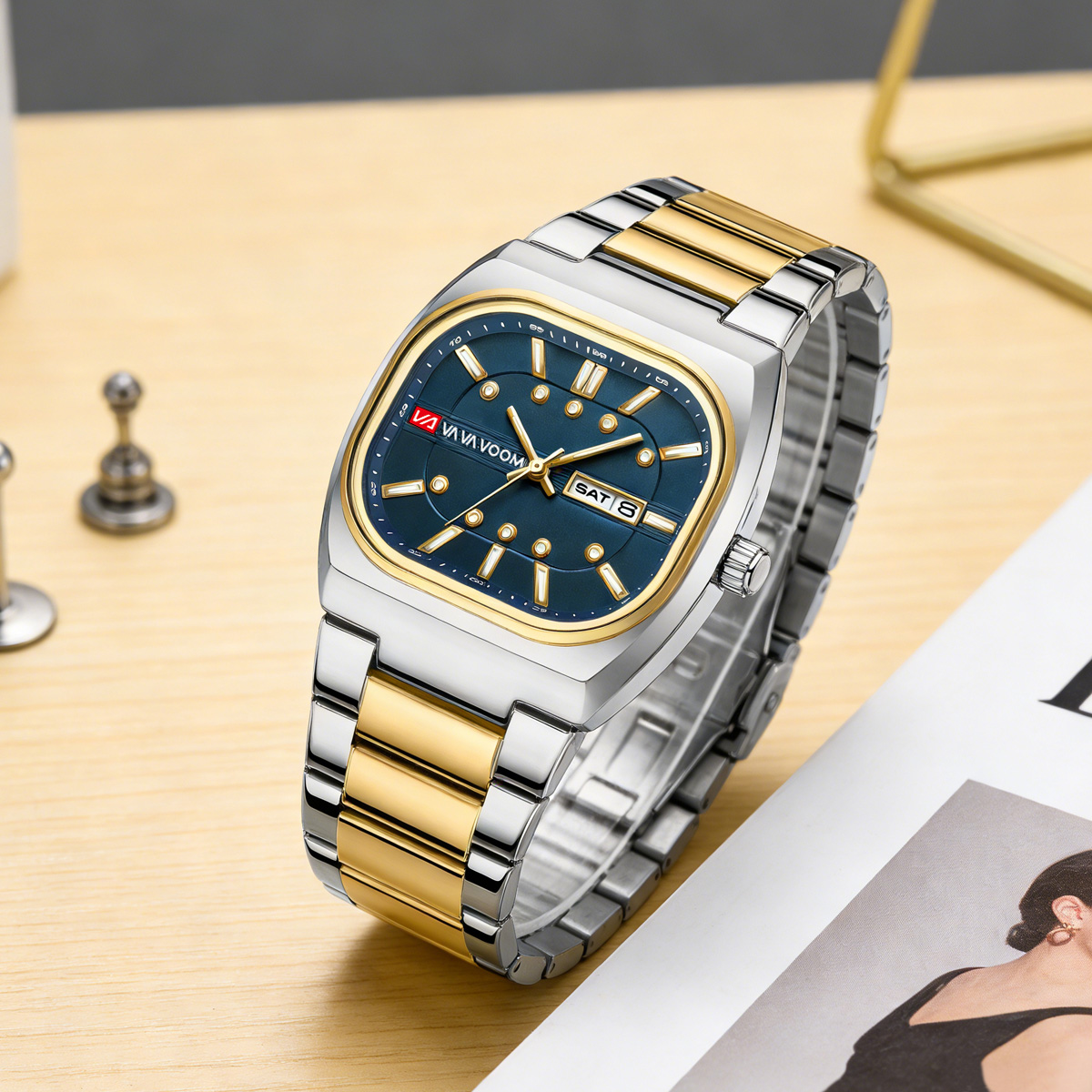 Квадратные новые уникальные ст – обзор и цена Fashion Mens Watches