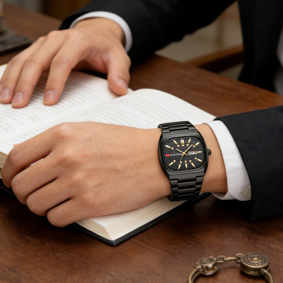 Квадратные новые уникальные ст – обзор и цена Fashion Mens Watches