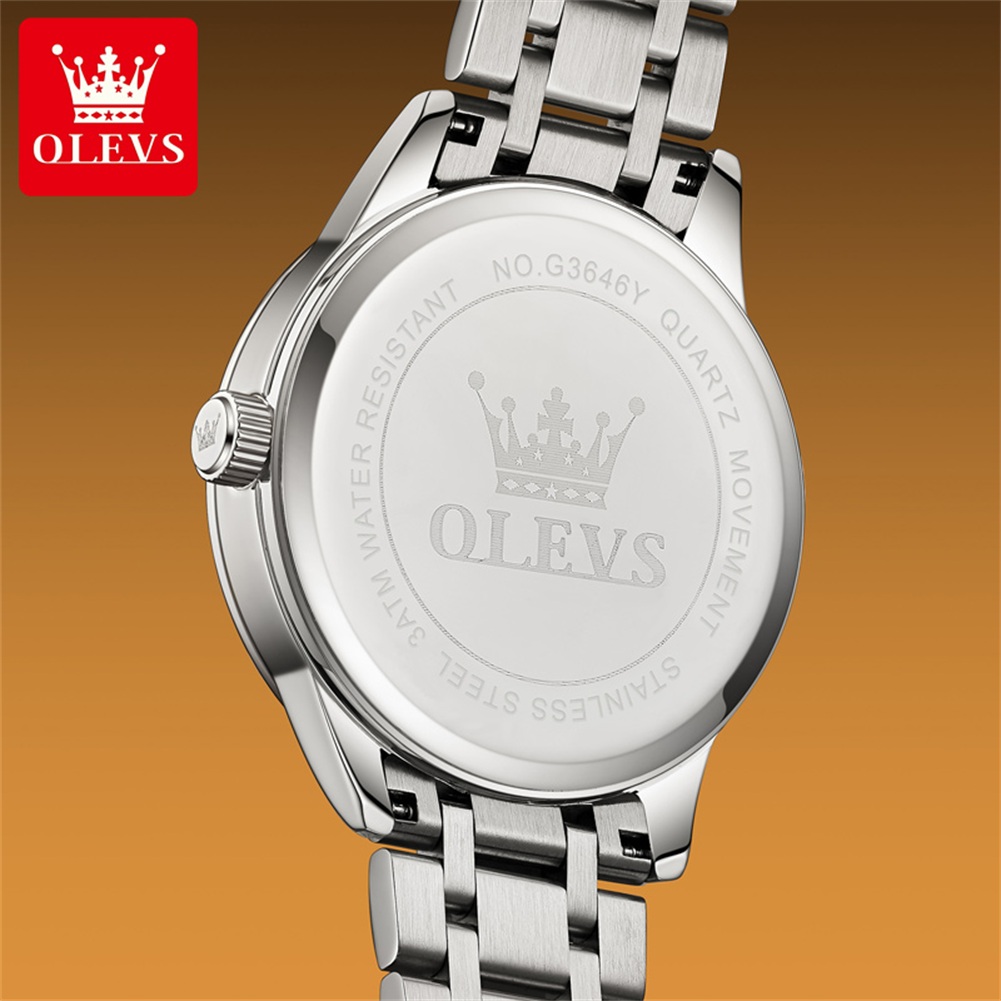 OLEVS Moon Phase мужские часы  – обзор и цена Fashion Mens Watches