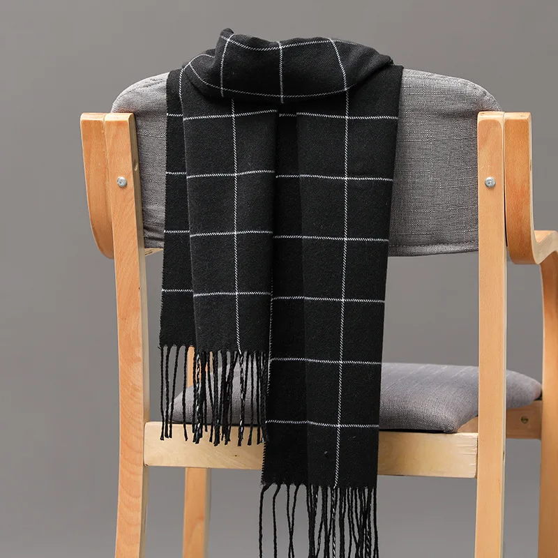 Новинка 2023, зимний мужской ш – обзор и цена Men Scarf Wool