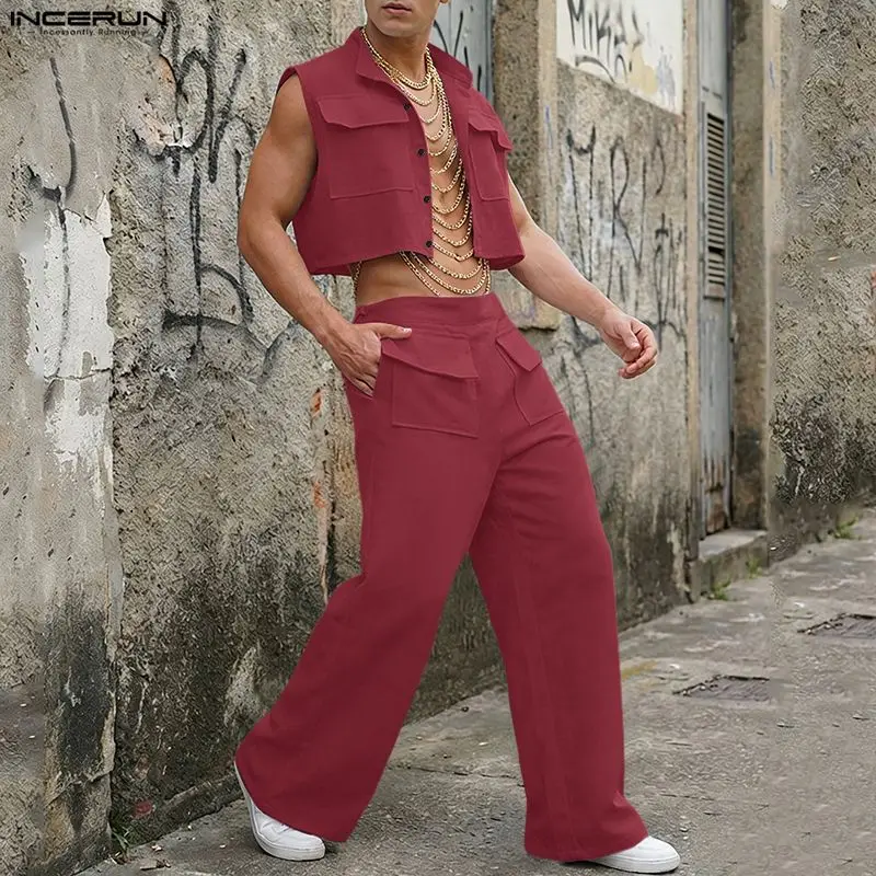 Мужской комплект INCERUN: одно – обзор и цена Queer Men'S Fashion