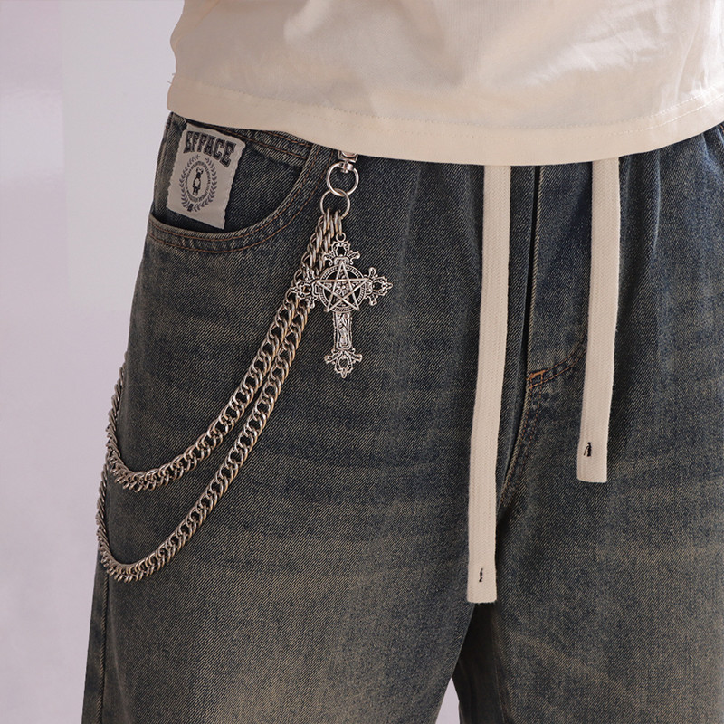 Модная металлическая цепочка д – обзор и цена Jeans Pants Fashion Men