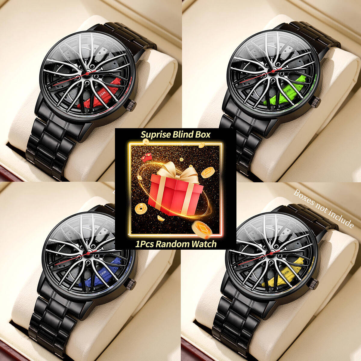 1 шт. Surprise Mystery Watch с – обзор и цена Fashion Mens Watches