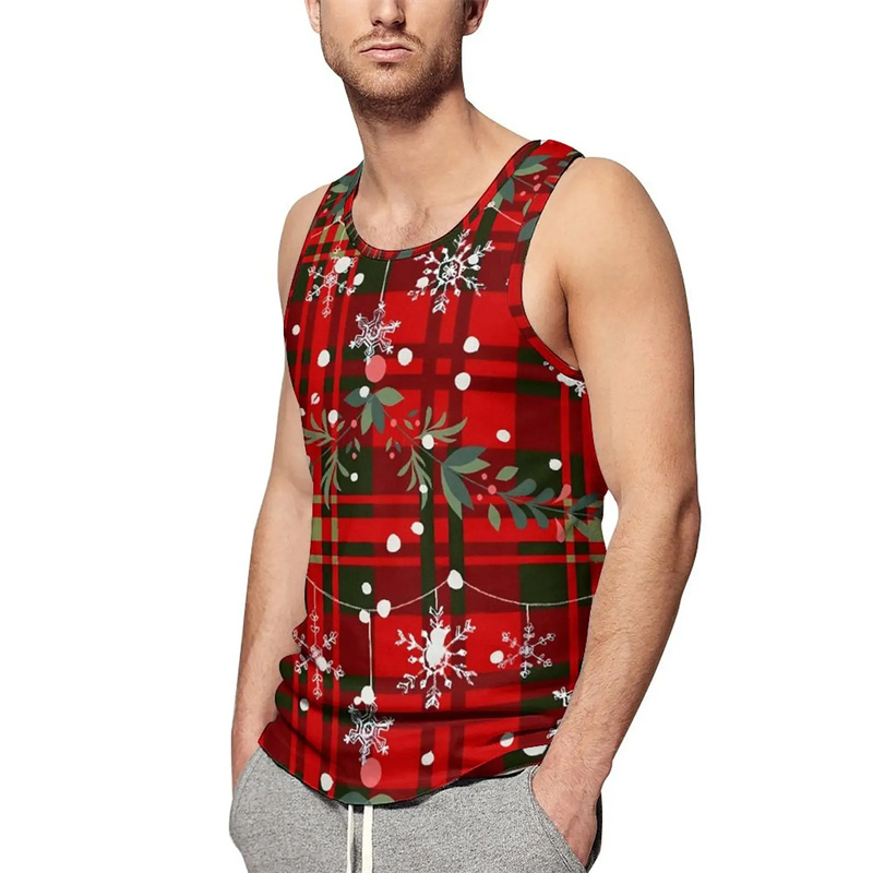 Майка мужская летняя с 3D-прин – обзор и цена Mens Xmas Fashion