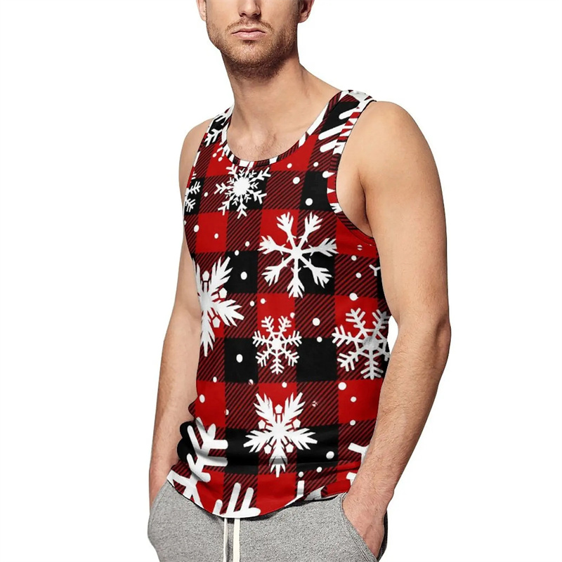 Майка мужская летняя с 3D-прин – обзор и цена Mens Xmas Fashion