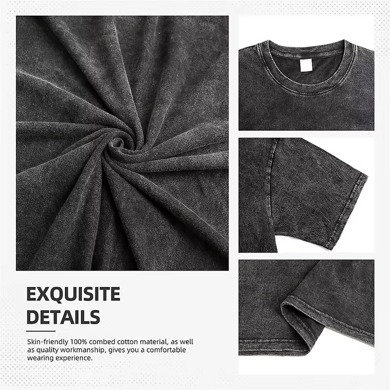 Цельная винтажная двусторонняя – обзор и цена Men'S Fashion Oversized T Shirt