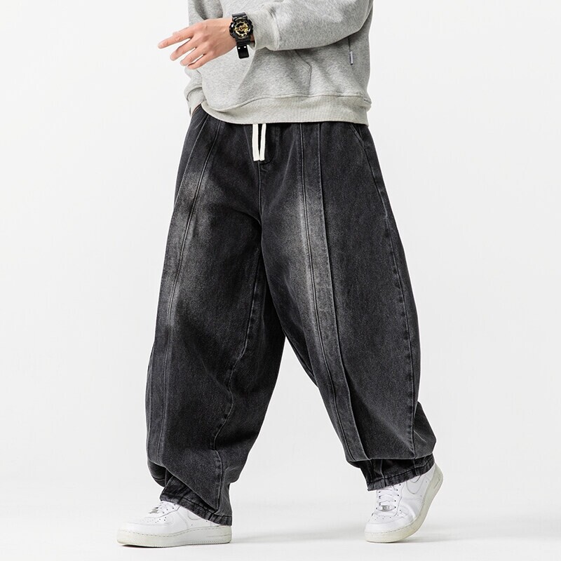 2025 Новые винтажные шаровары, – обзор и цена Jeans Pants Fashion Men