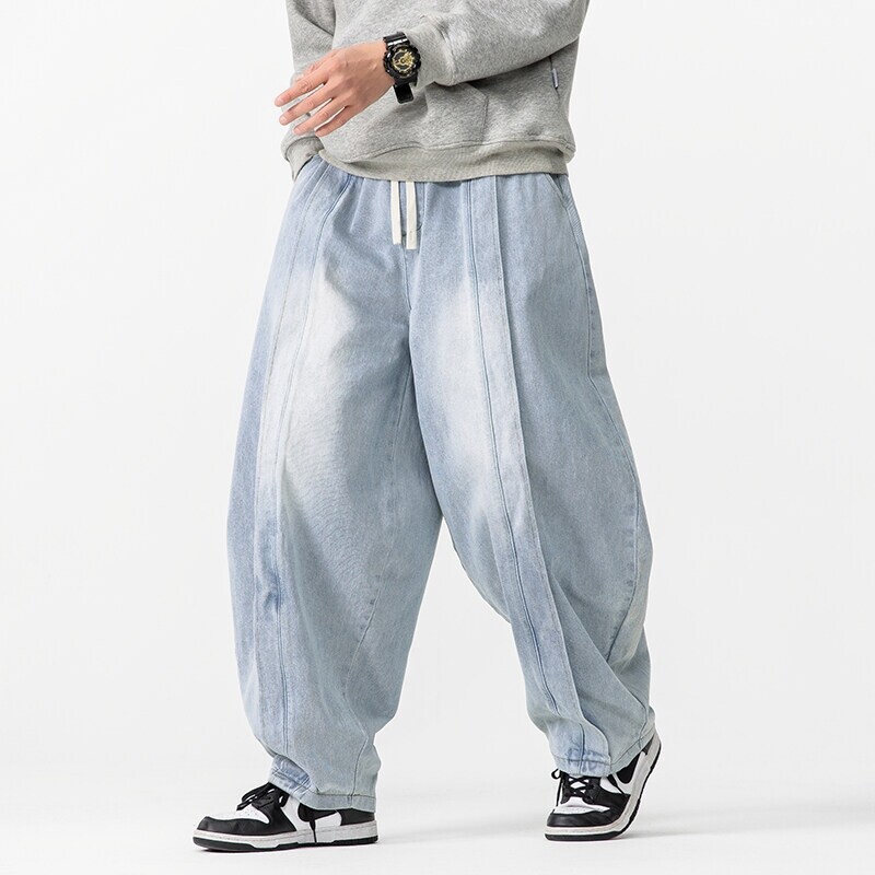 2025 Новые винтажные шаровары, – обзор и цена Jeans Pants Fashion Men