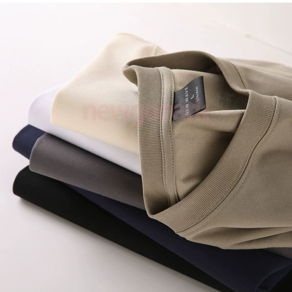240 г тяжелая хлопковая футбол – обзор и цена Men'S Fashion Oversized T Shirt