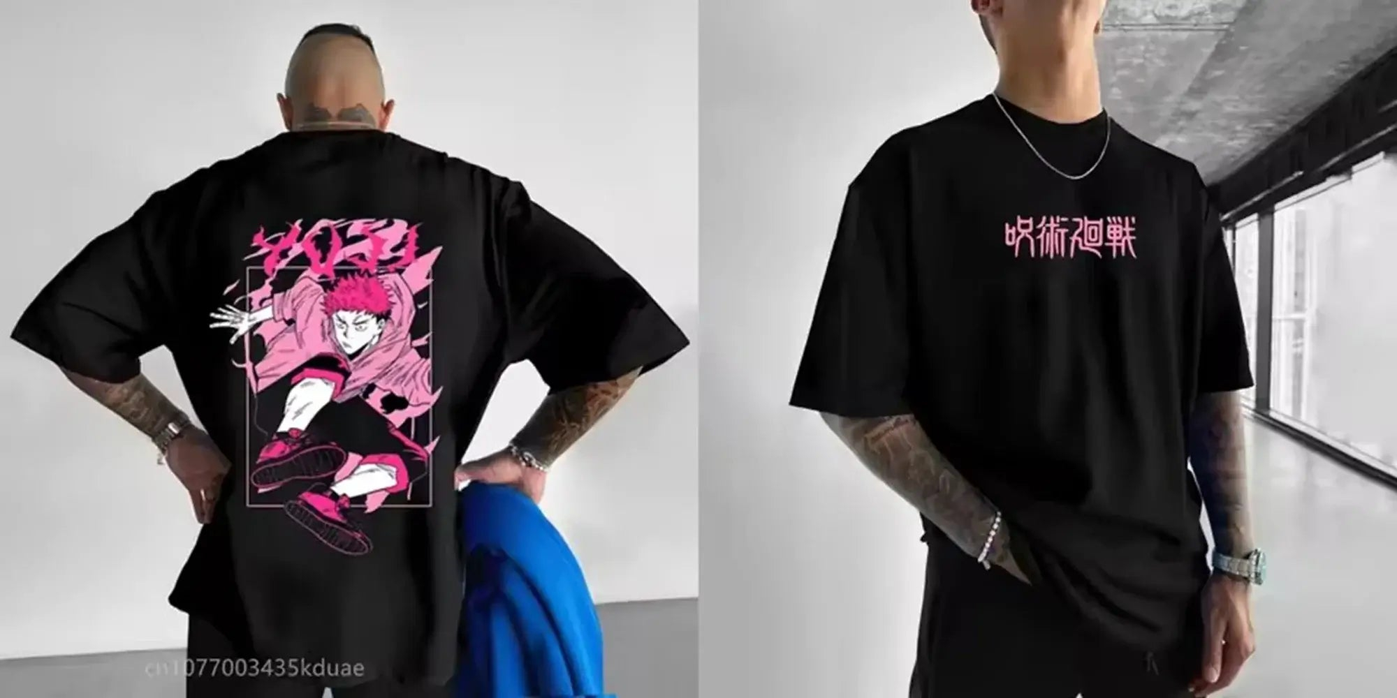 Футболка Jujutsu Kaisen с аним – обзор и цена Men'S Fashion Oversized T Shirt