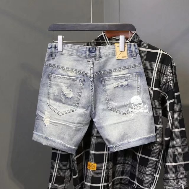 Джинсовые шорты мужские стрейч – обзор и цена Jeans Pants Fashion Men