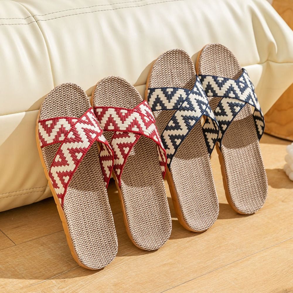 Модные этнические льняные тапо – обзор и цена Mens Fashion Sandals